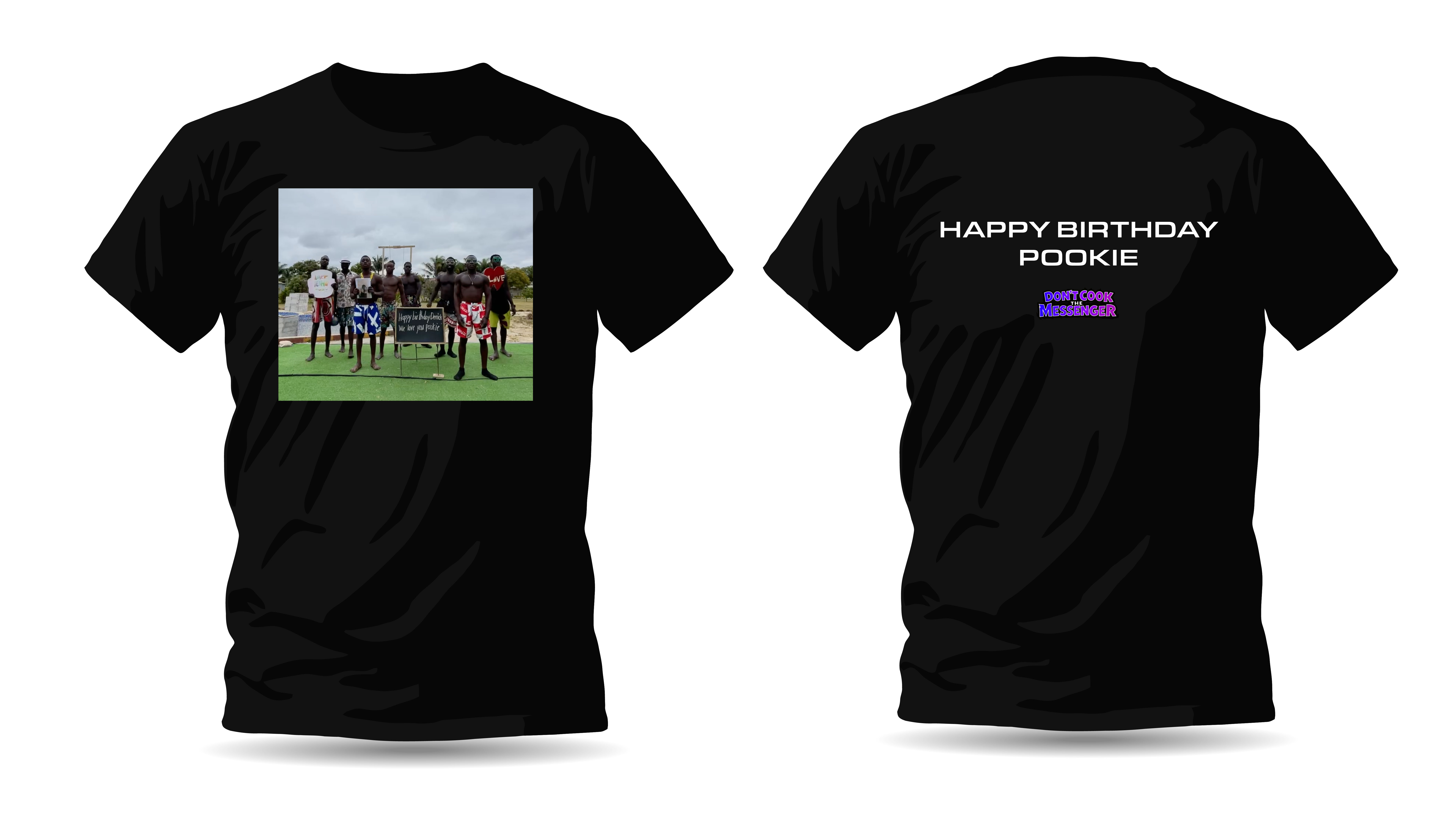 DCTM African King shirt front and back